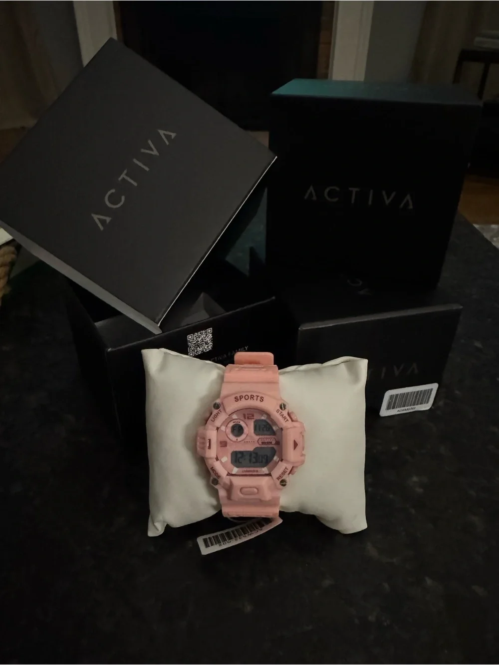 Activa Pink 'SPORTS' Digital Sport Watch
